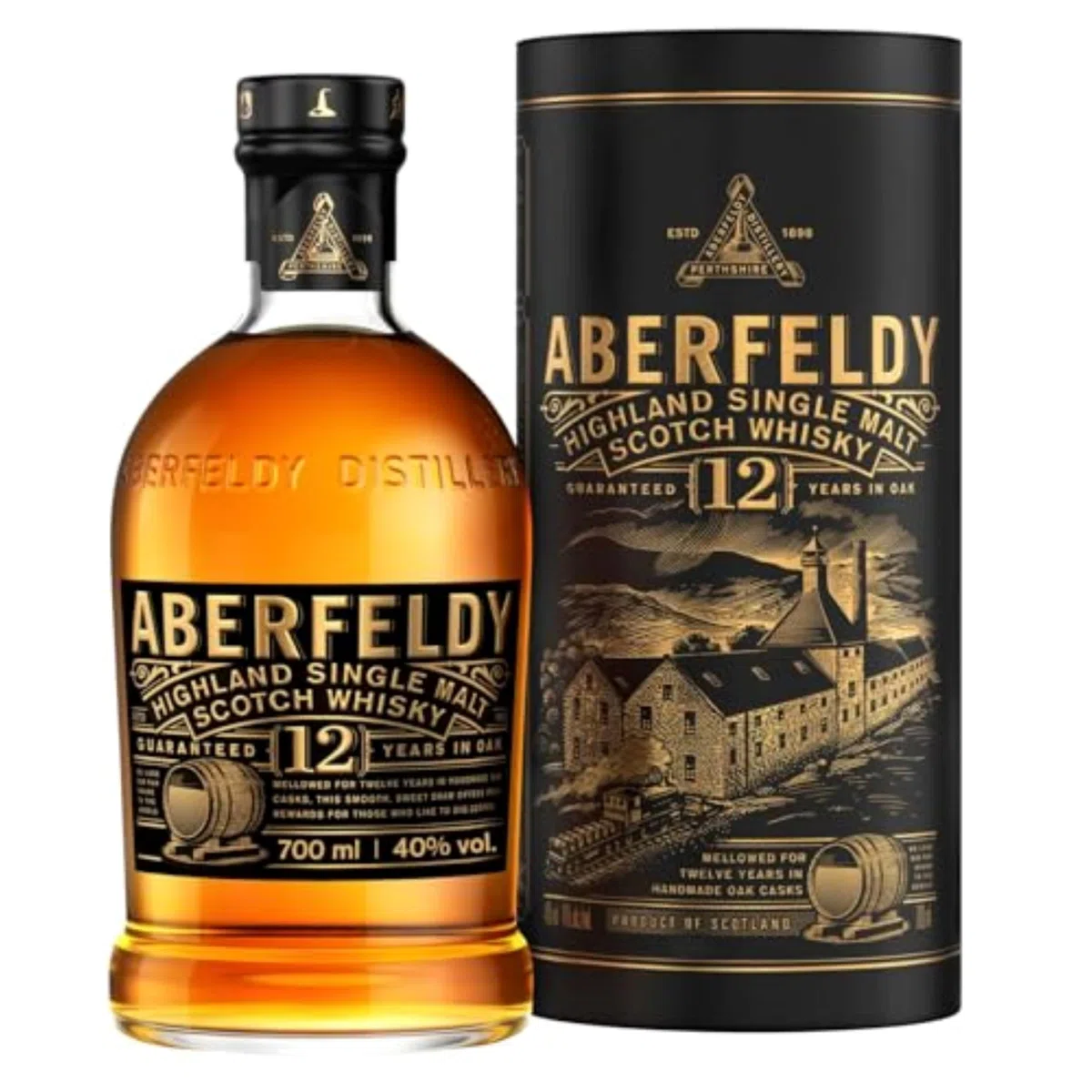 Aberfeldy 12 Jahre Single Malt Scotch Whisky 40% 70 cl Premium-Whisky