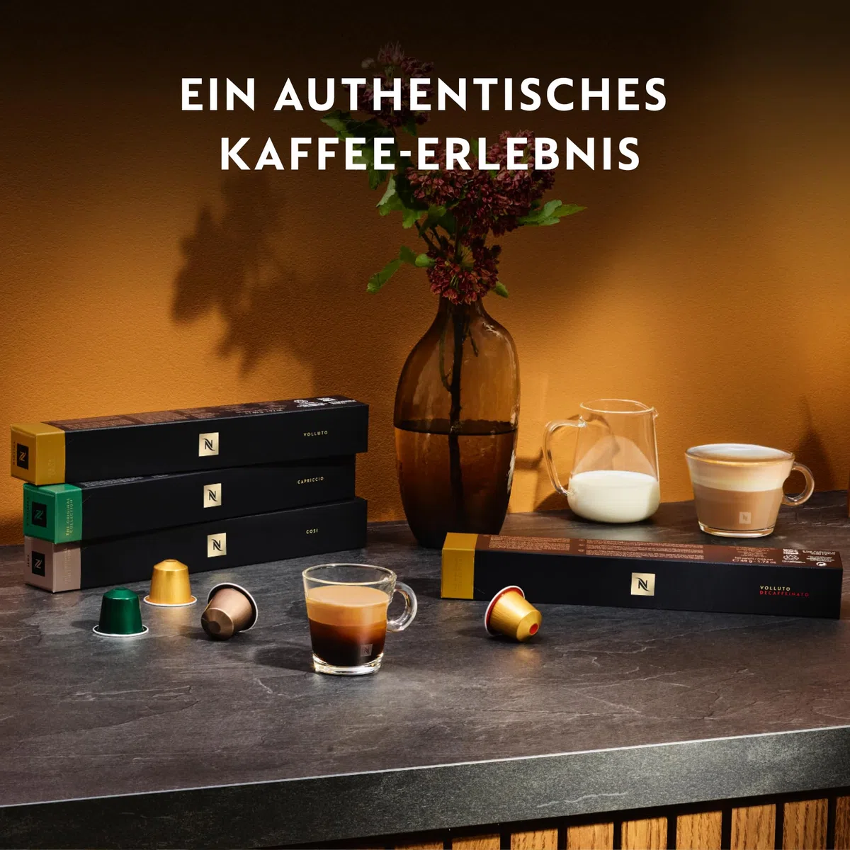 NESPRESSO ORIGINAL Ispirazione Italiana Auswahl 100 Kaffeekapseln Arabica Robusta Kaffee Mittlere bis dunkle Röstung