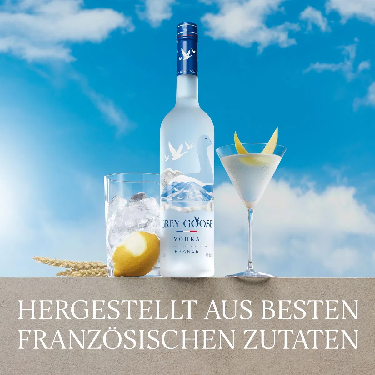 Grey Goose Premium Vodka 40% Vol. 1,5l aus Frankreich