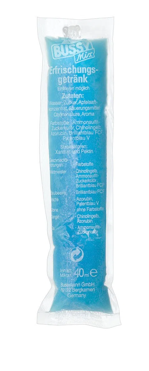 Bussy Schleck Drinks Blau Bär Waldbeer 200er Pack (200 x 40ml)
