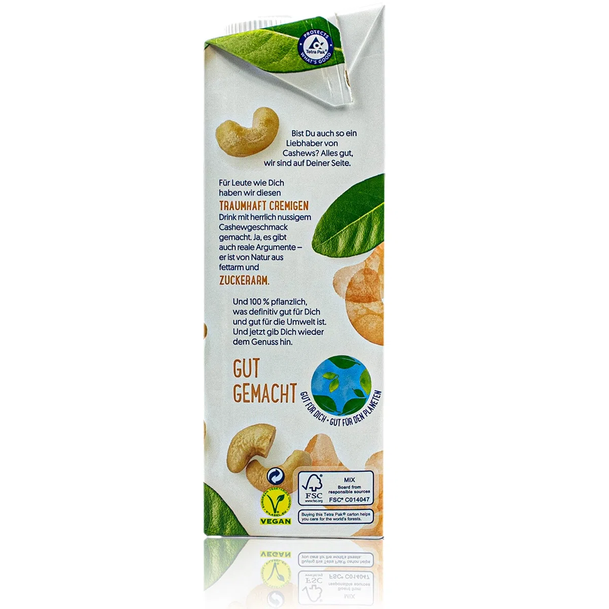 Alpro Cashew Drink Original 1 Liter 10er Pack pflanzlich