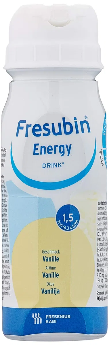 Fresenius Kabi Deutschland GmbH energy DRINK Vanille, Trinknahrung, 6x4x200 ml