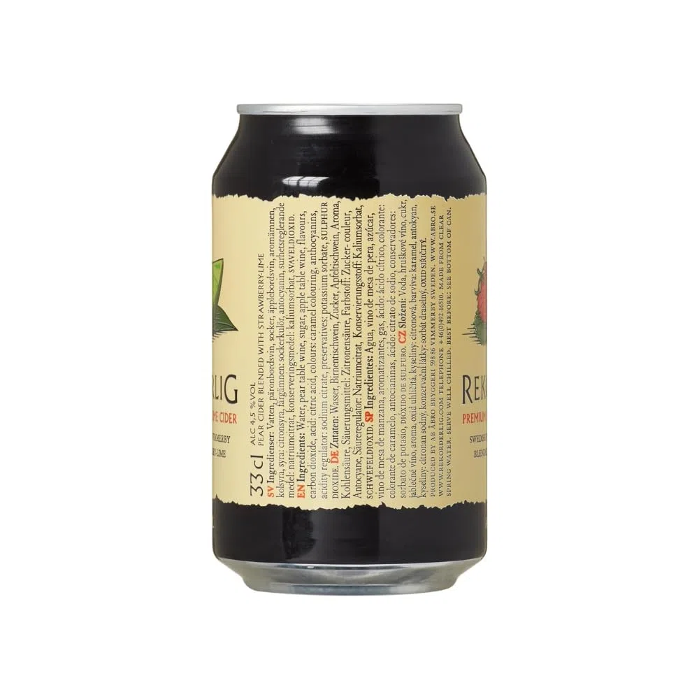 Rekorderlig Strawberry-Lime Cider 72 Dosen Summer Party Pack