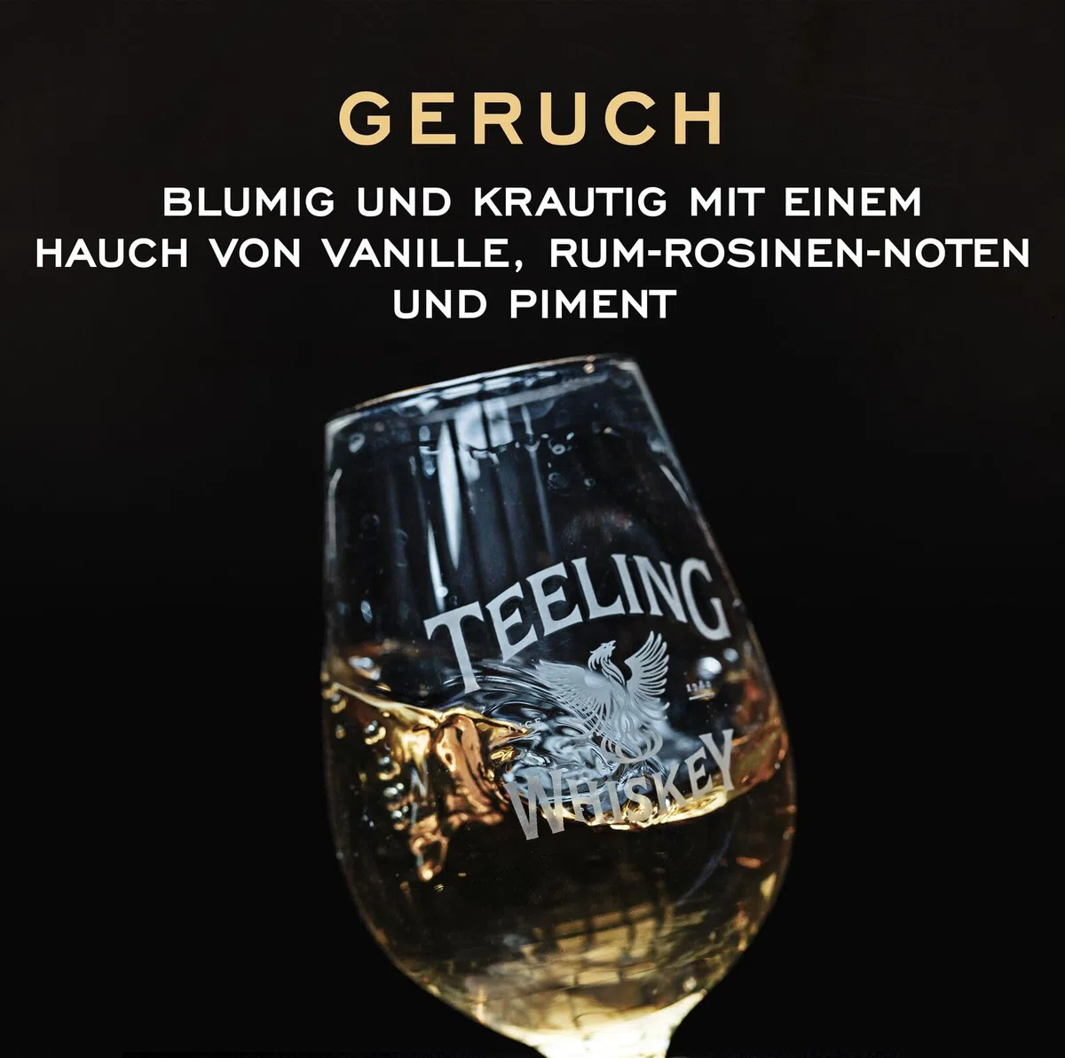 Teeling Small Batch Irish Whiskey, gereift in Ex-Bourbonfässern und abgerundet in mittelamerikanischen Rumfässern, 46% vol., 70cl / 700ml