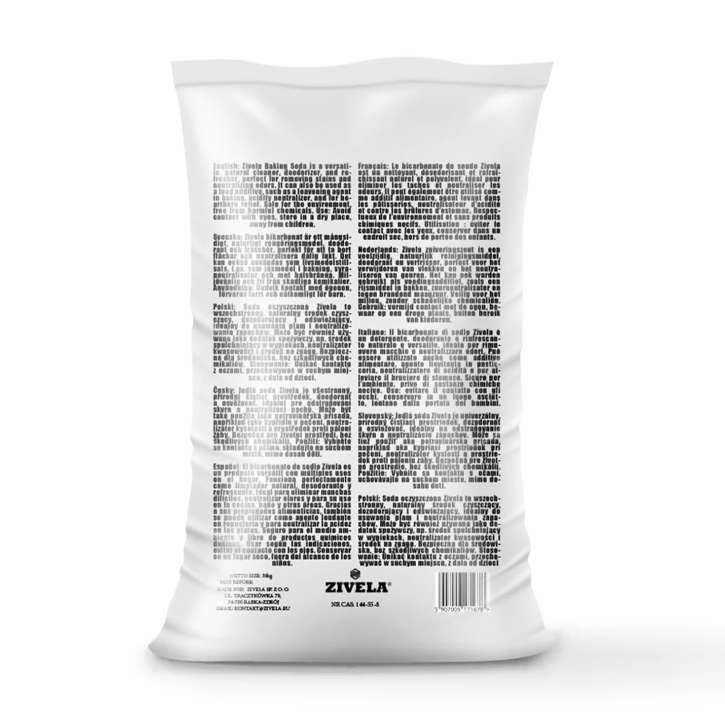Natron pulver, Baking Soda 30kg | Natriumbicarbonat, Natriumsalz | 25kg + 5kg Gratis | Natron E500 Backsoda 100% Rein, Lebensmittelqualität
