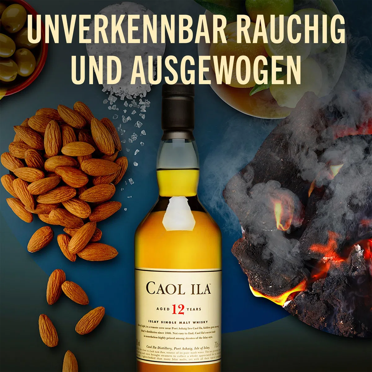 Caol Ila 12 Jahre Islay Single Malt Scotch Whisky 43% vol 700ml Geschenkverpackung
