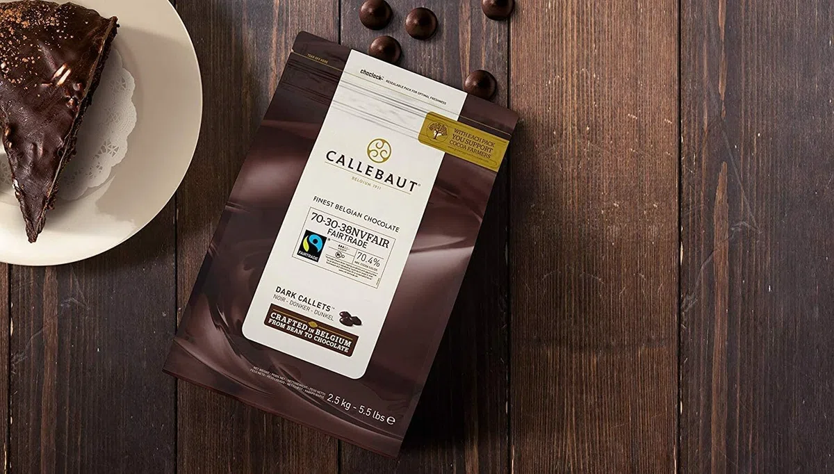 CALLEBAUT Kuvertüre Callets Zartbitterschokolade 70,5% Kakao 2,5 kg 1er Pack