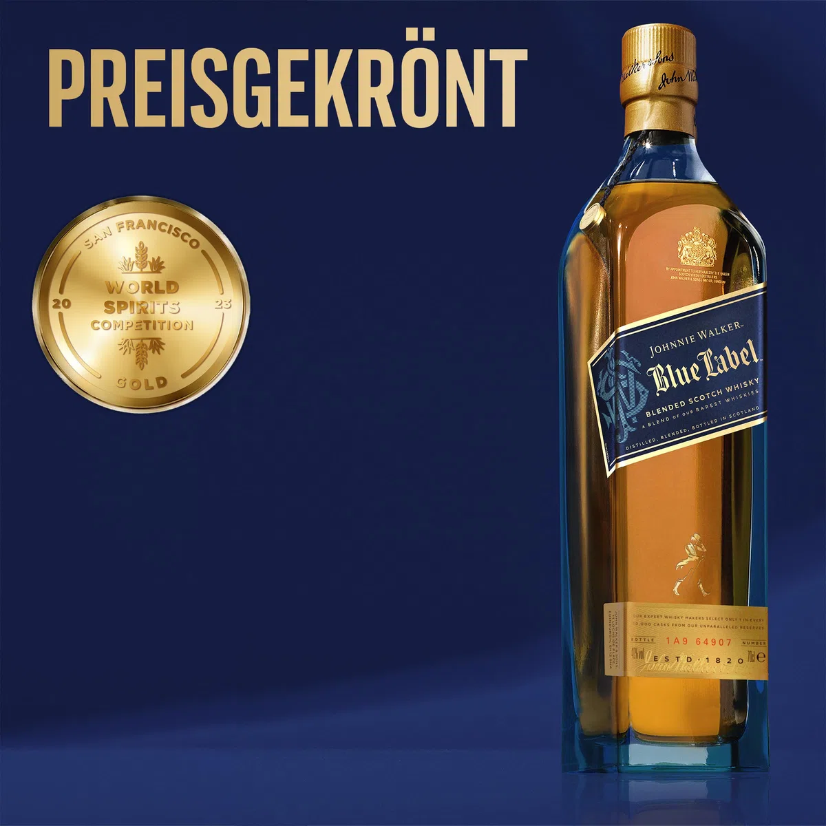 Johnnie Walker Blue Label Blended Scotch Whisky 40% vol 700ml