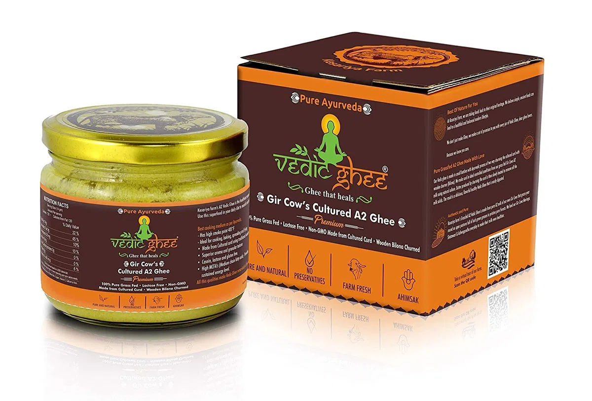 VAGAD A2 Desi Gir Cow Ghee, Bio Vaidik Bilona Ghee 500ml