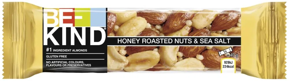 BE-KIND Honey Roasted Nuts & SeaSalt 6x12x40g I Nussriegel I Riegel I Glutenfrei