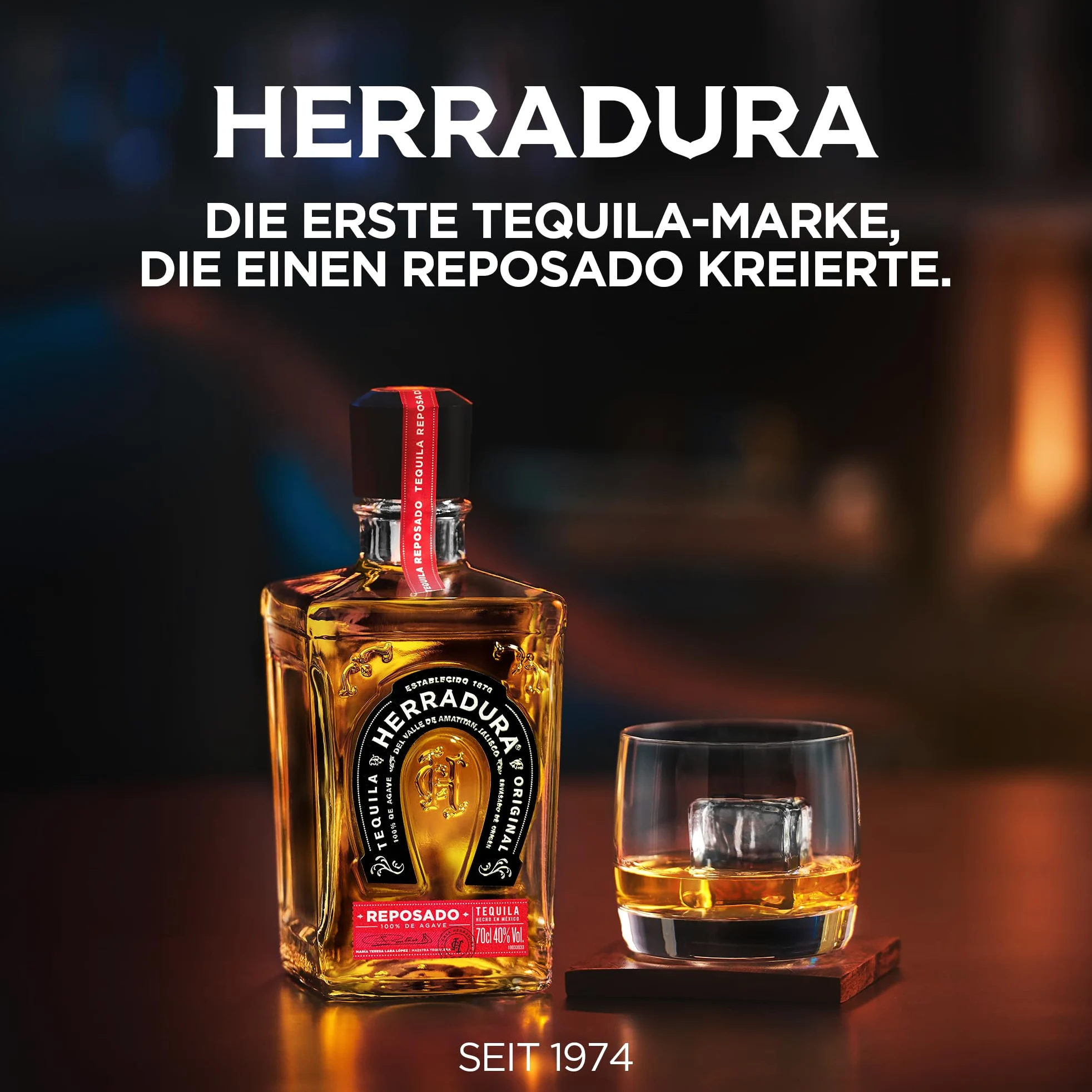 Herradura Reposado Tequila 0.7L 40% Vol - Premium Agave Vanille Geschenk