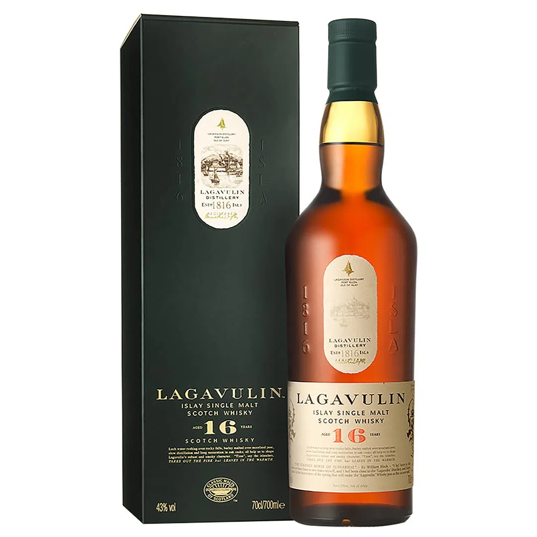 Lagavulin 16 Jahre Islay Single Malt Scotch Whisky 43% Vol 700ml Geschenkbox