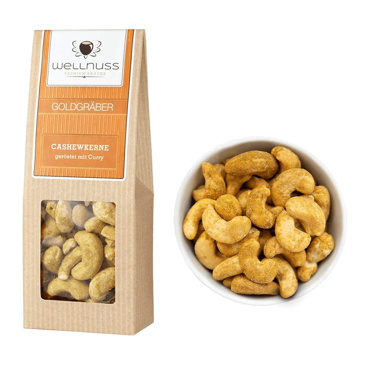 WELLNUSS Gourmet Geburtstagsgeschenk Feinkost Geschenkset Birkenholzbox 8 Nussmischungen Schokoladen-Snacks