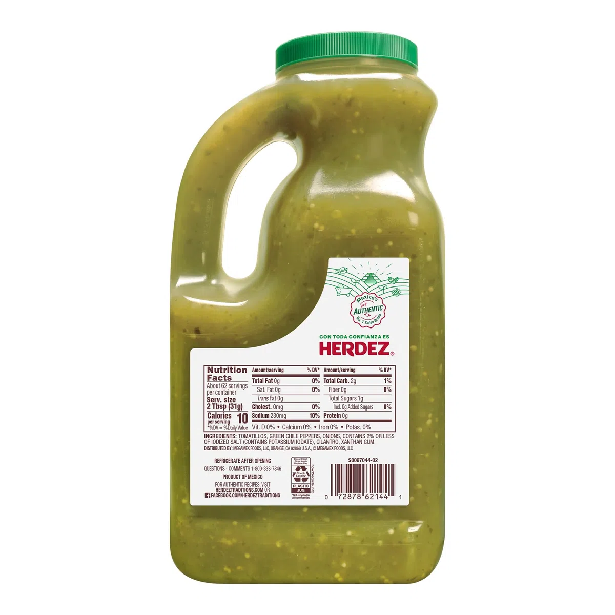 Herdez Salsa Verde - 68 Oz(4.25lb Jug) by Herdez