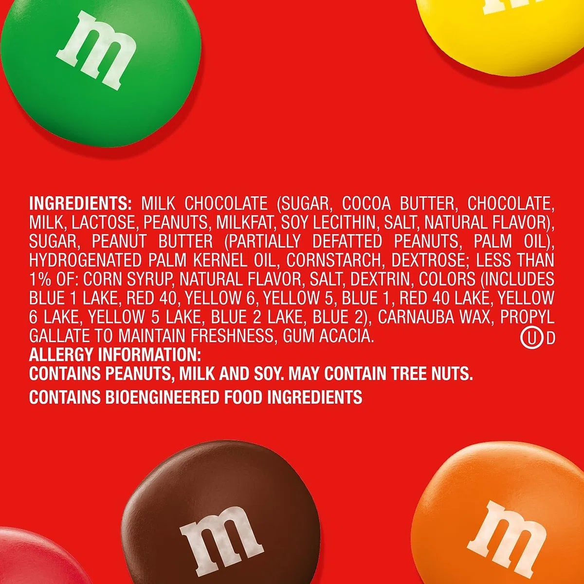 M&M'S Peanut Butter Erdnussbutter Chocolate Candy 55 oz 1,559 kg