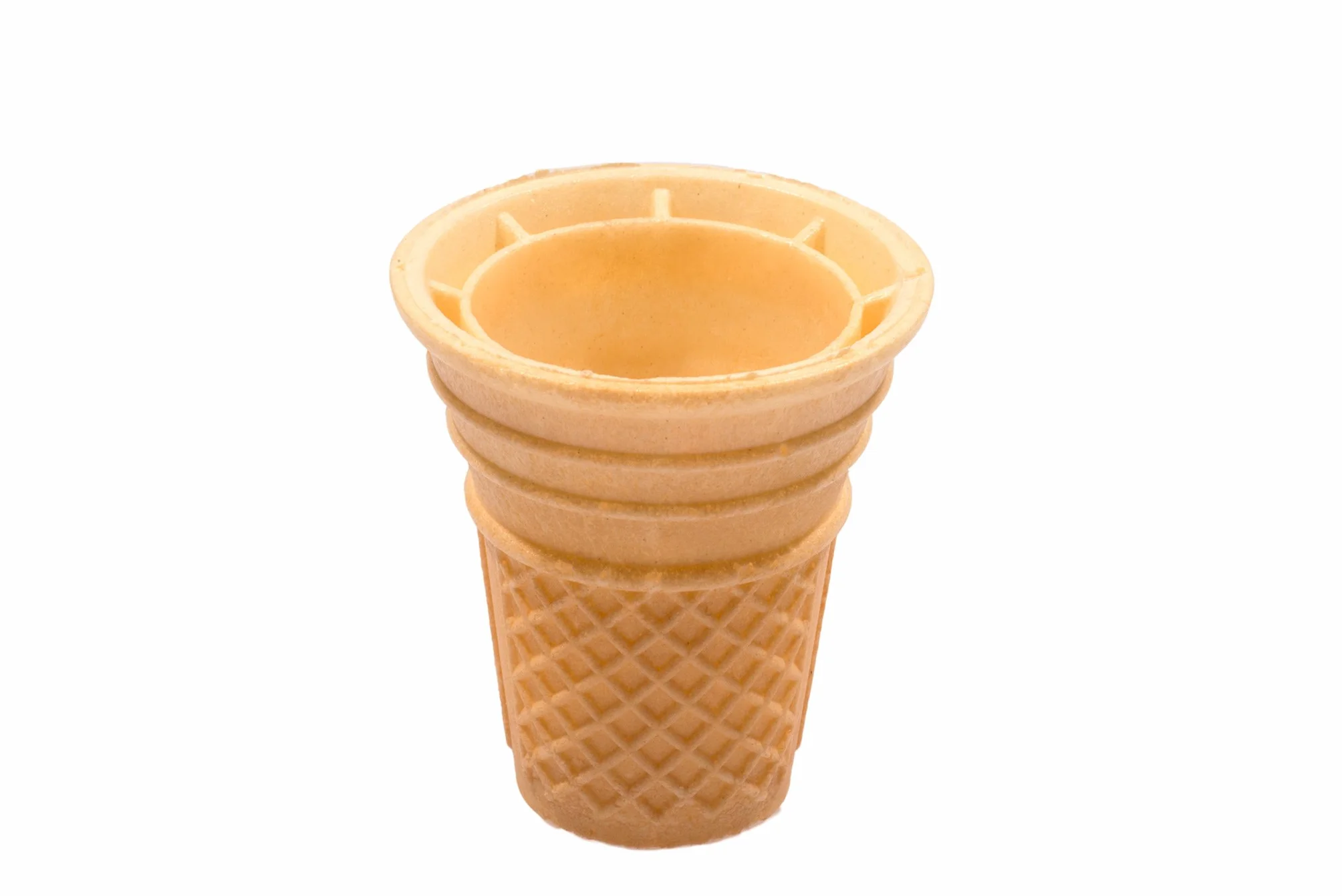 PJaspert Eiswaffeln Waffelbecher Softeis Cup groß 70xØ64mm 108 Stück