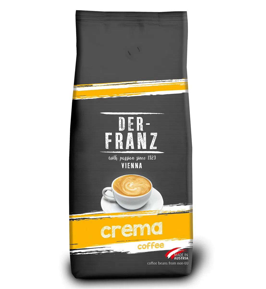 Der-Franz Crema Kaffee, ganze Bohne, 1000 g