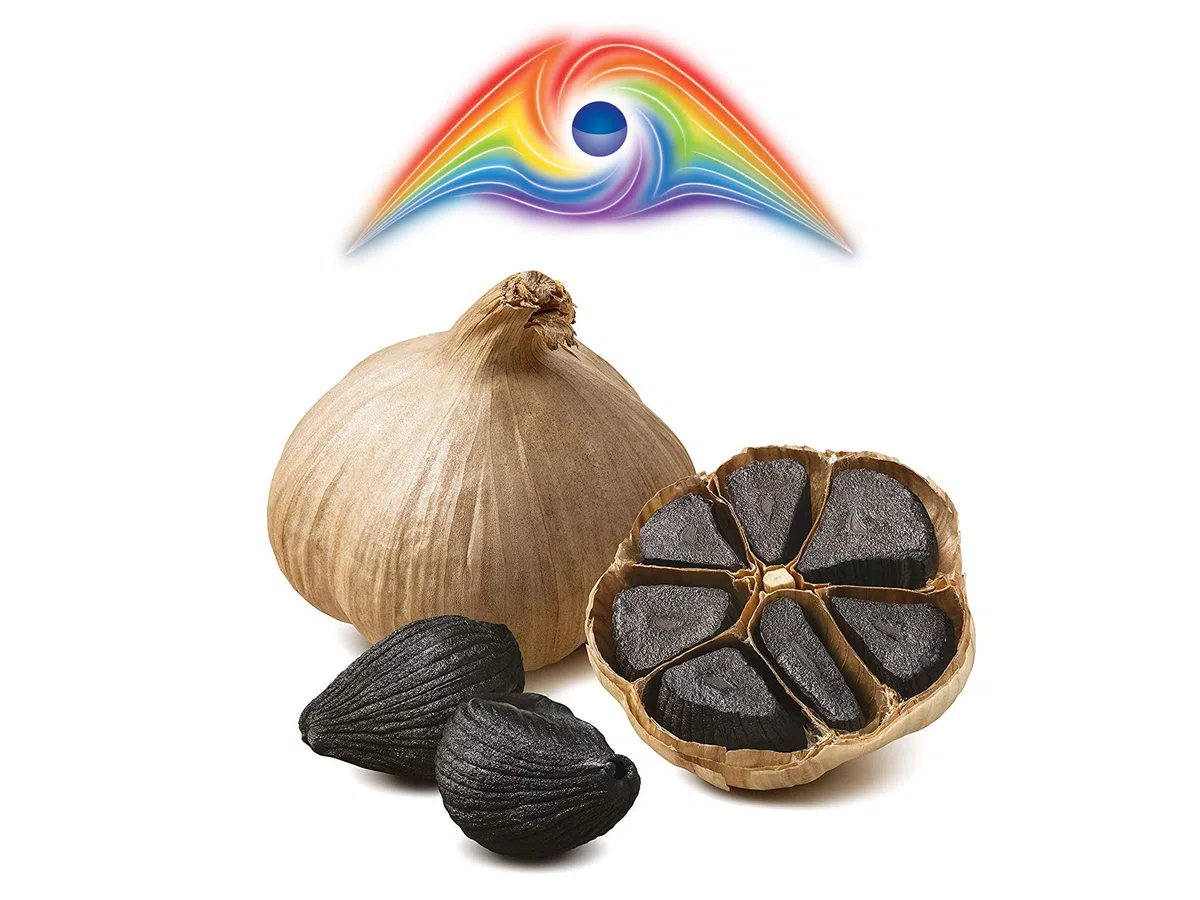 Hymor Schwarzer Knoblauch - 16 Knollen - 90 Tage fermentiert aus Las Pedroñeras aus bestem lila Knoblauch, Spanien, ungeschält, Black Garlic schwarz Knoblauch Ajo Negro 100% natürlich