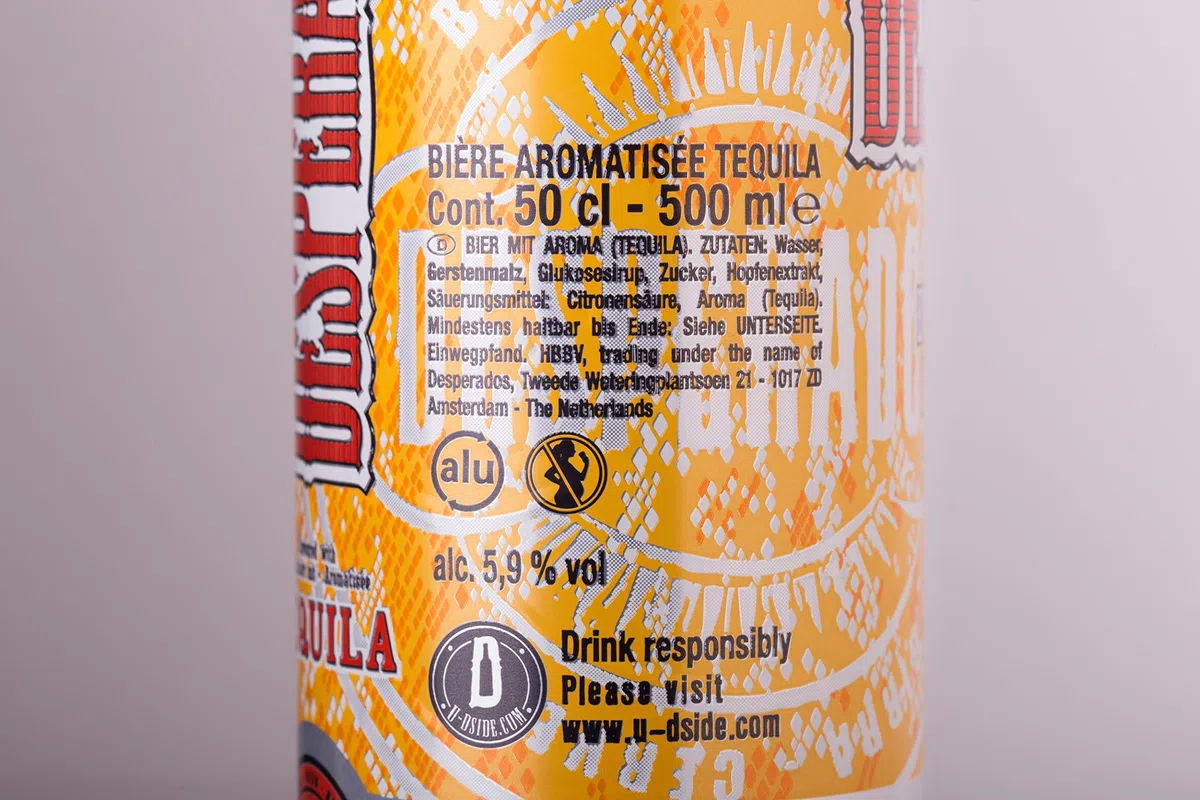 Desperados Tequila Bier Dose EINWEG 24 x 0.5 l Sortenreines Dosen-Set