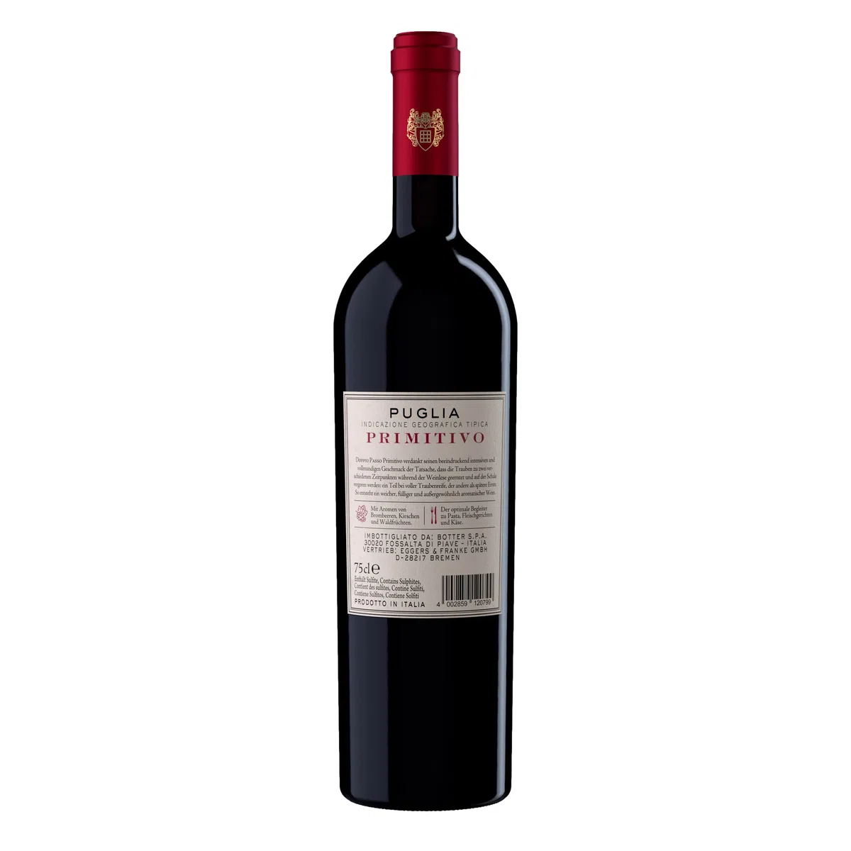 Doppio Passo Primitivo Puglia Rotwein Italien 6 x 750ml