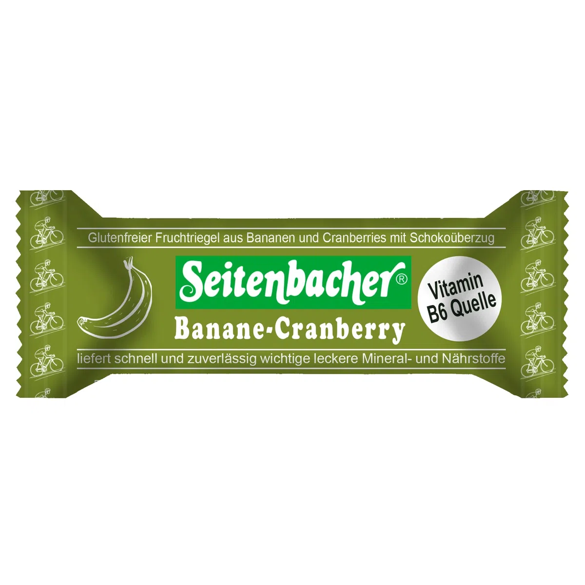 Seitenbacher Banane Cranberry Riegel I glutenfrei I Ballaststoffe I 6er Pack (6x50g)