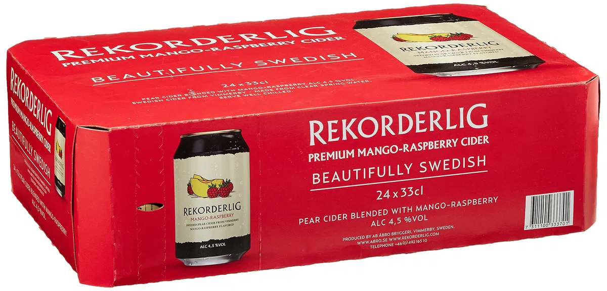 Rekorderlig Mango - Himbeer Cider 24 x 0.33 l