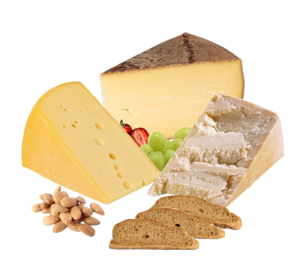 Almgourmet Gourmet-Käsevariation Probierplatte Südtirol 500g 3 Südtiroler Käsessorten würzig kräftig