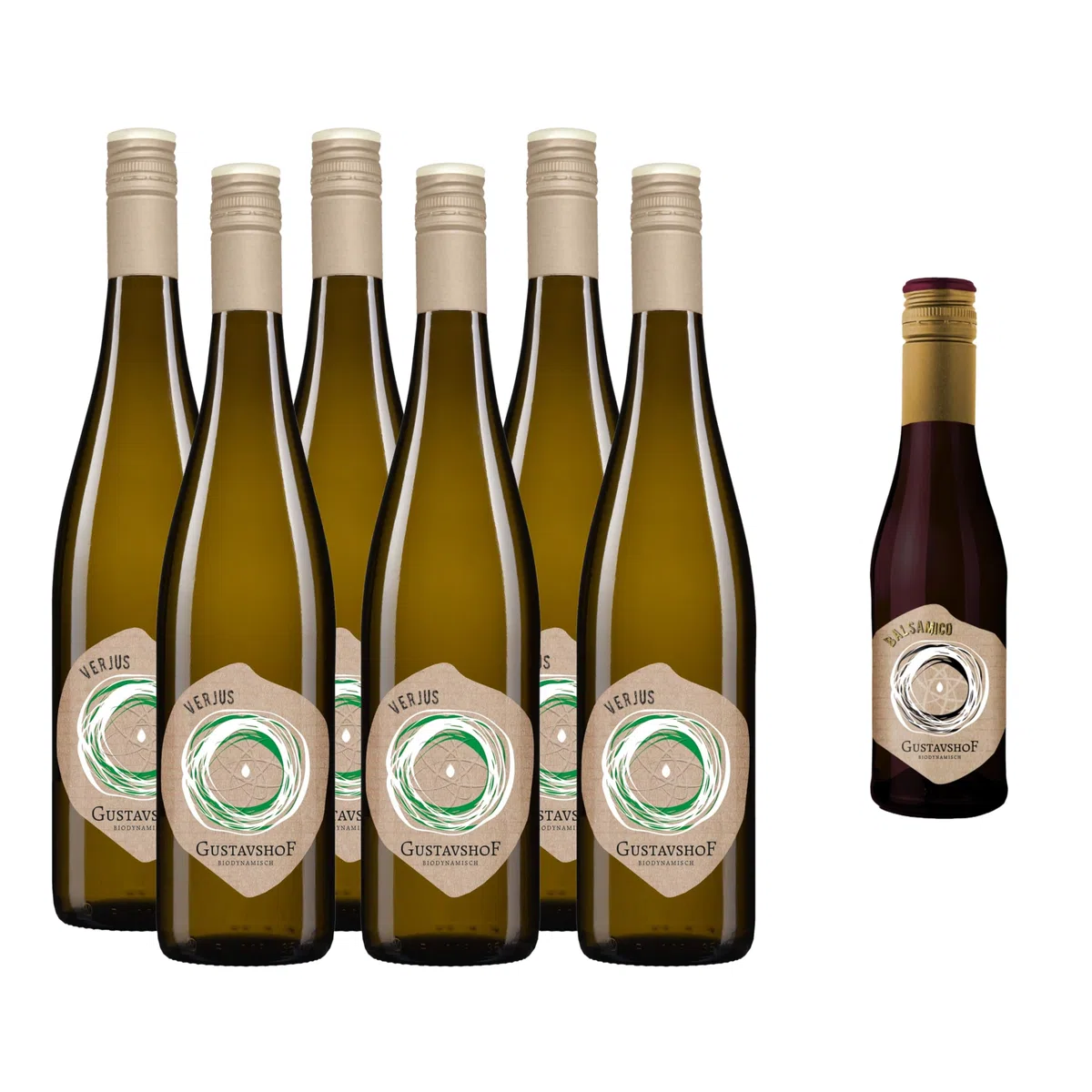 Verjus 6x 0,73l Demeter Würzmittel grüne Trauben Balsamico Essig