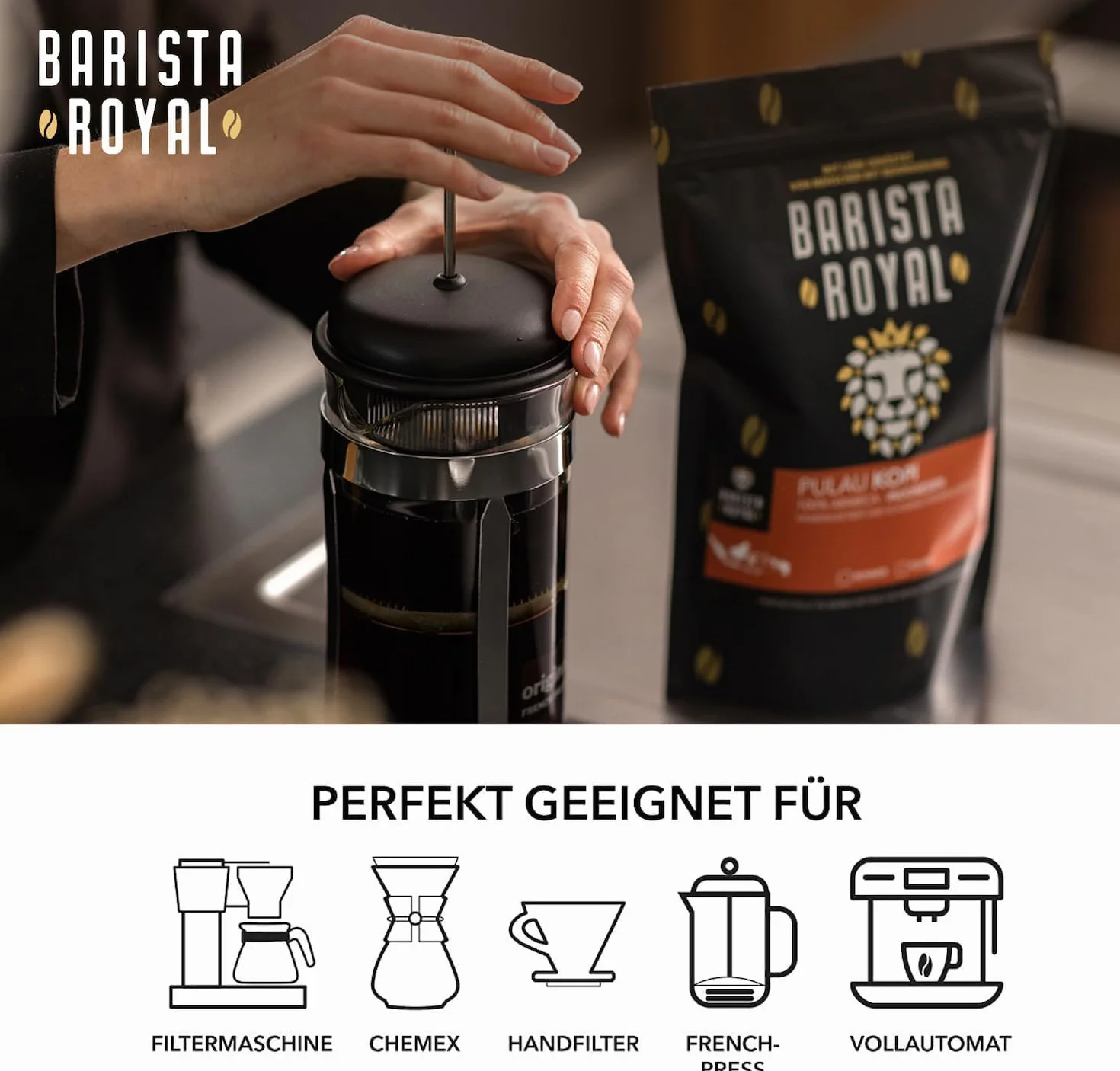 Kaffee Adventskalender 2026 - 24 x 30 g Kaffeebohnen, fair, Geschenk für Männer und Frauen