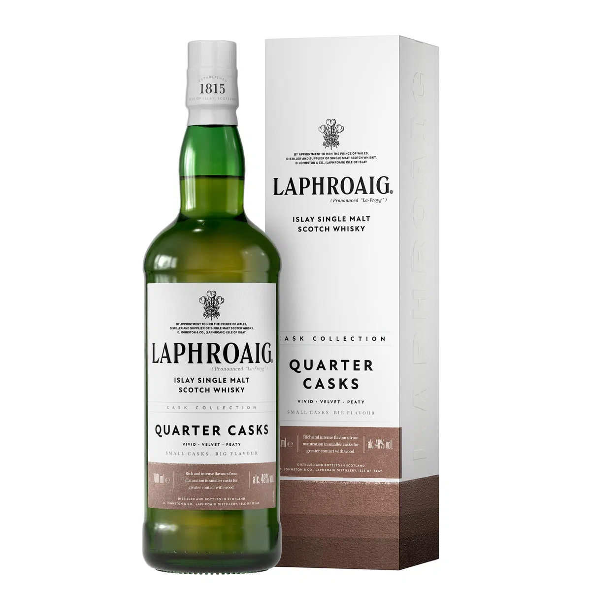 Laphroaig Quarter Cask Islay Single Malt Scotch Whisky 48% Vol 700ml