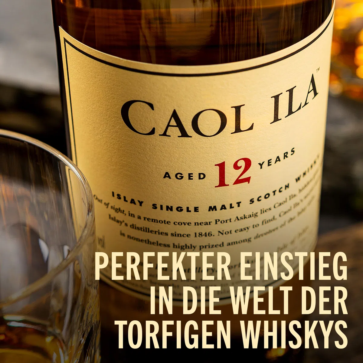 Caol Ila 12 Jahre Islay Single Malt Scotch Whisky 43% vol 700ml Geschenkverpackung