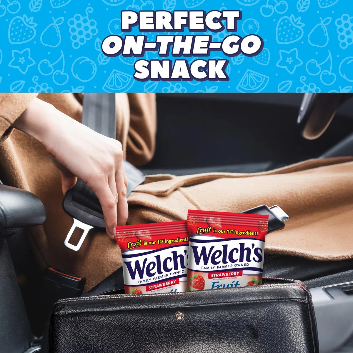 Welchs Strawberry Fruit Snacks, 5-Ounce (Pack of 12)