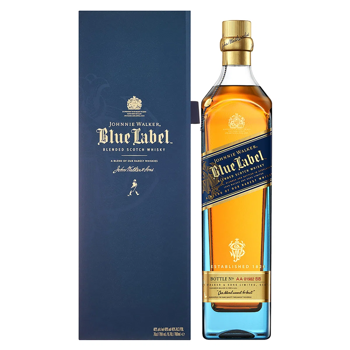 Johnnie Walker Blue Label Blended Scotch Whisky 40% vol 700ml
