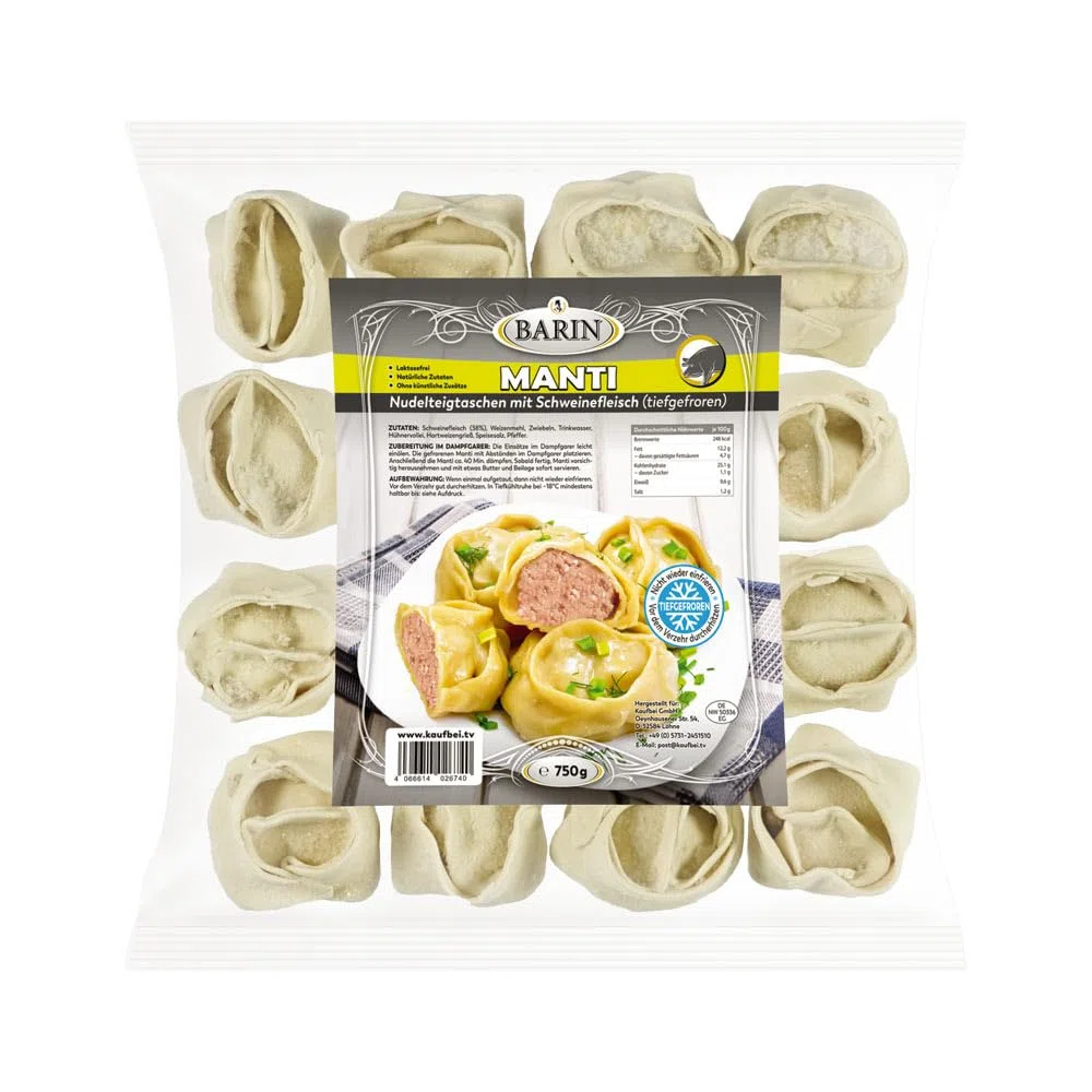 BARIN PROBIER-SET 6-tlg. handgemachte Teigwaren aus Tiefkühlsortiment 4,7 kg