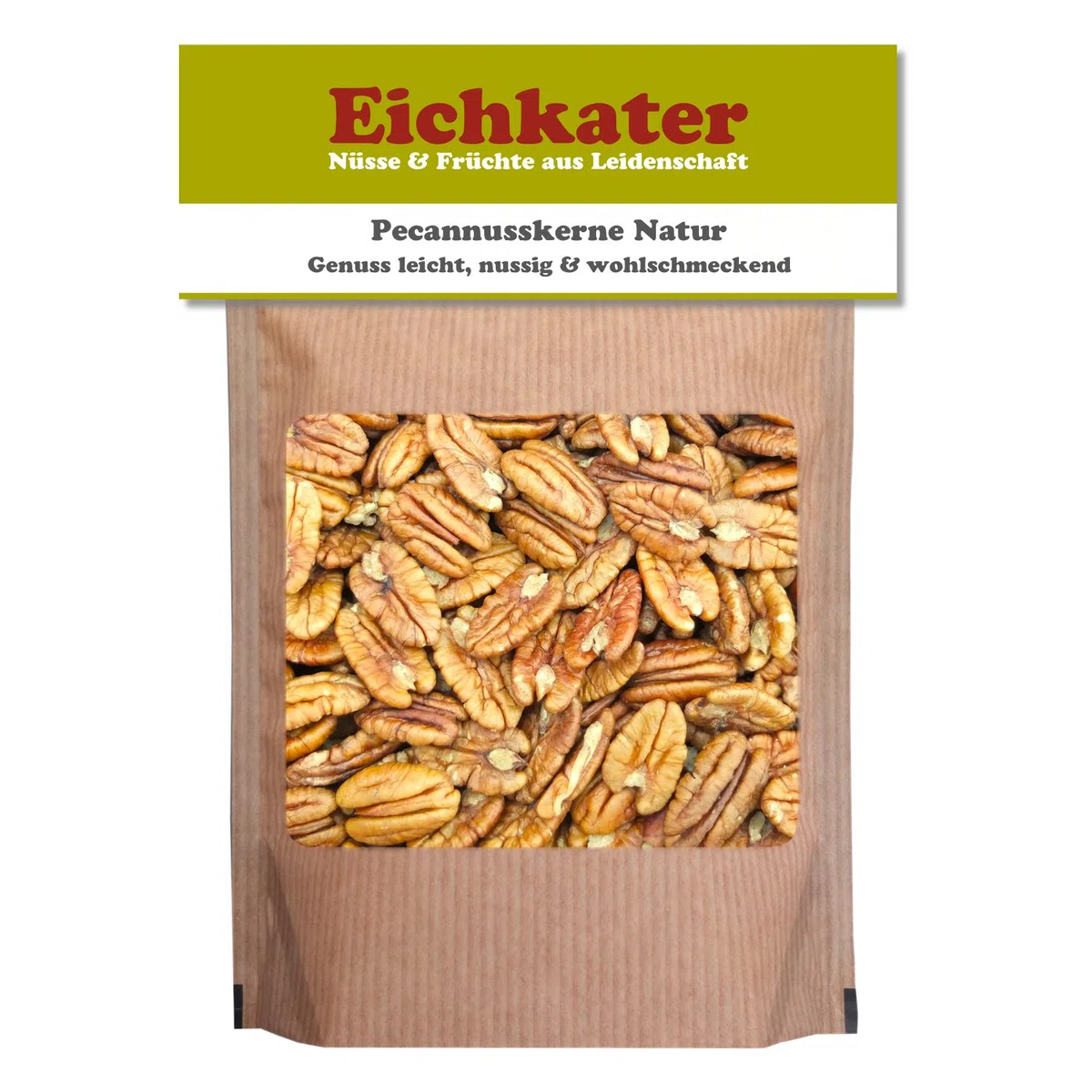 Eichkater Pecannüsse ohne Schale halbiert natur 2er-Pack (2x185g)