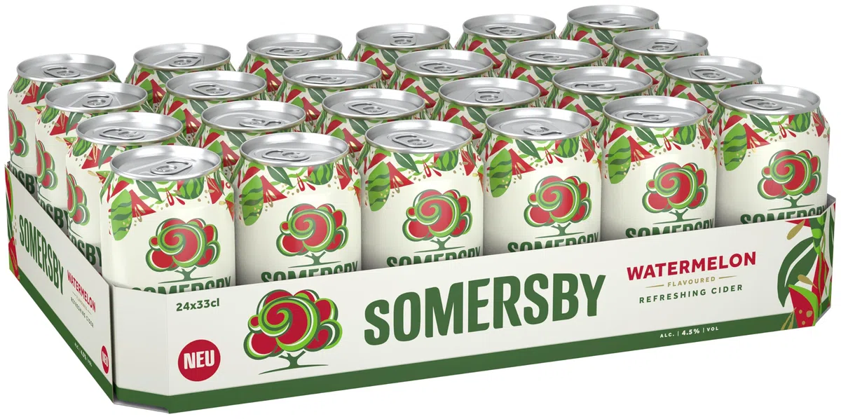 Somersby Watermelon 0,33 l Dose 24 x 0,33 l Cider 4,5% Vol