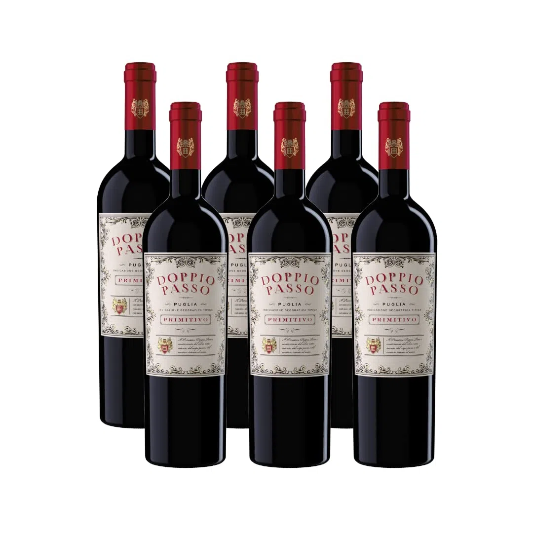 Doppio Passo Primitivo Puglia Rotwein Italien 6 x 750ml
