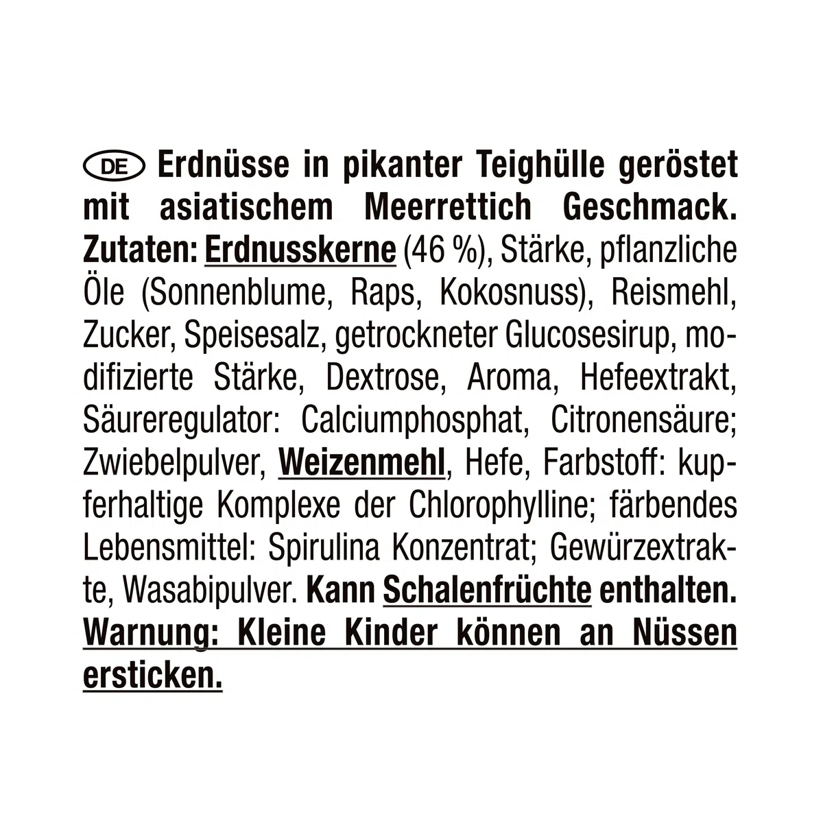 LORENZ | Wasabi Erdnüsse | 11 x 100 g | vegan