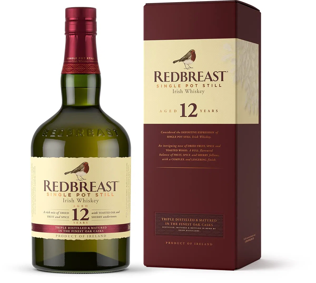 Redbreast 12 Jahre Single Pot Still Irish Whiskey 40% Vol. 0,7 l