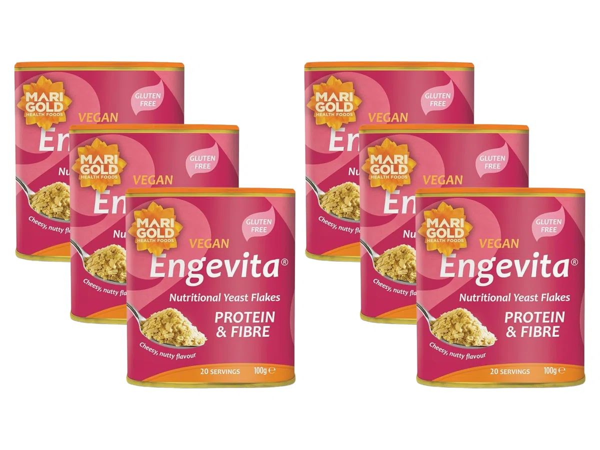 Engevita Yeast Flakes 125 g (Pack of 6)