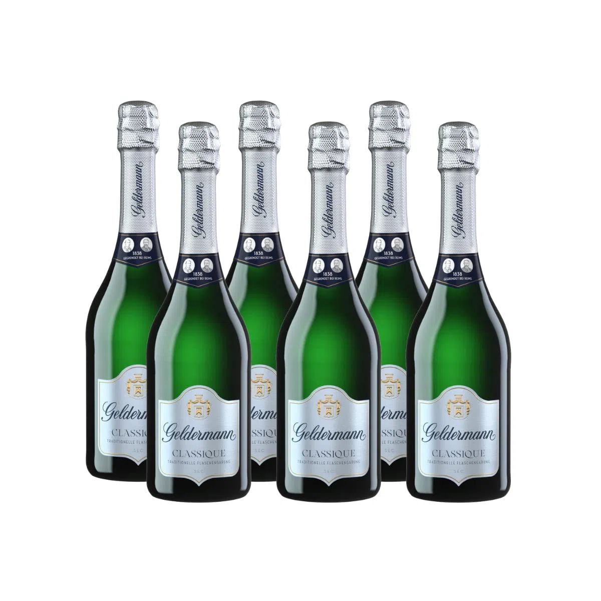 Geldermann Sekt Classique traditioneller Flaschengärung 6 x 0,75l