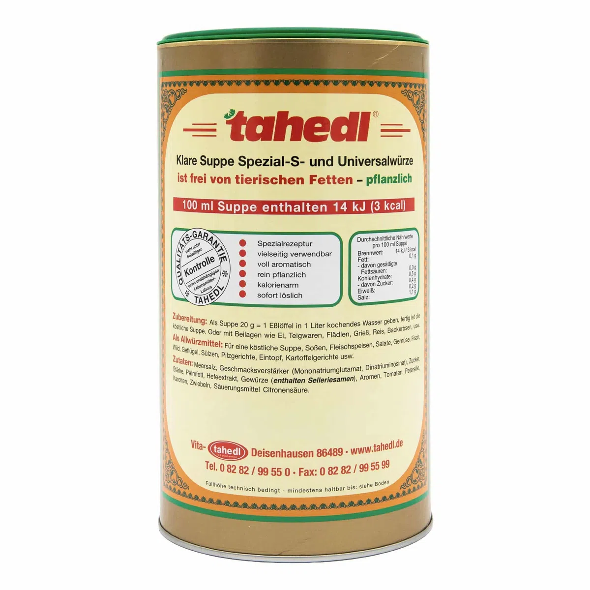 Tahedl Suppe Gold 3x 900 g Sparpaket