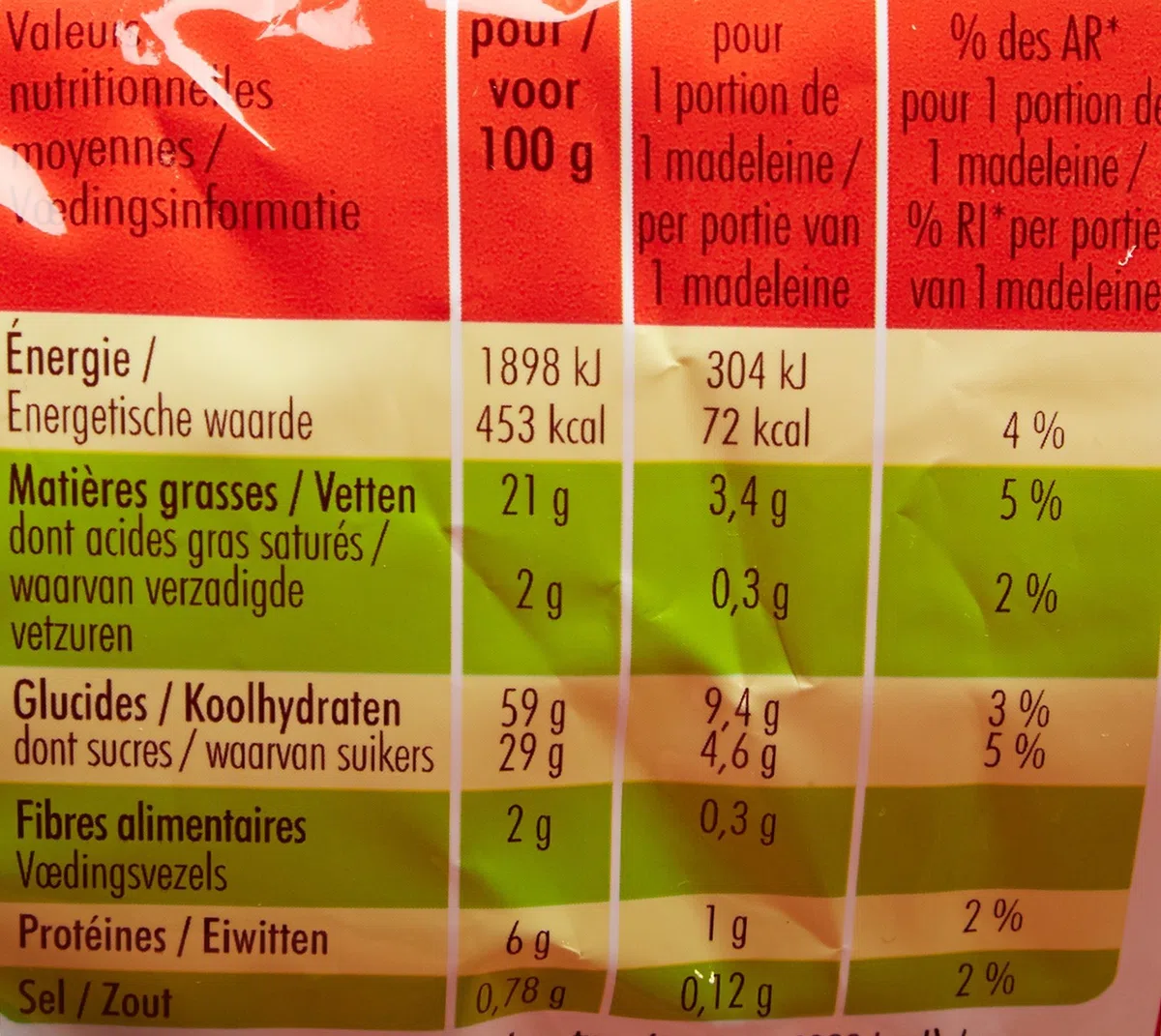 St Michel Madeleines das wahre Rezept 500 g 6 Stück