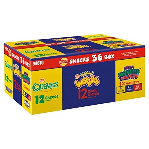 Walkers Snacks Mix 36 Box