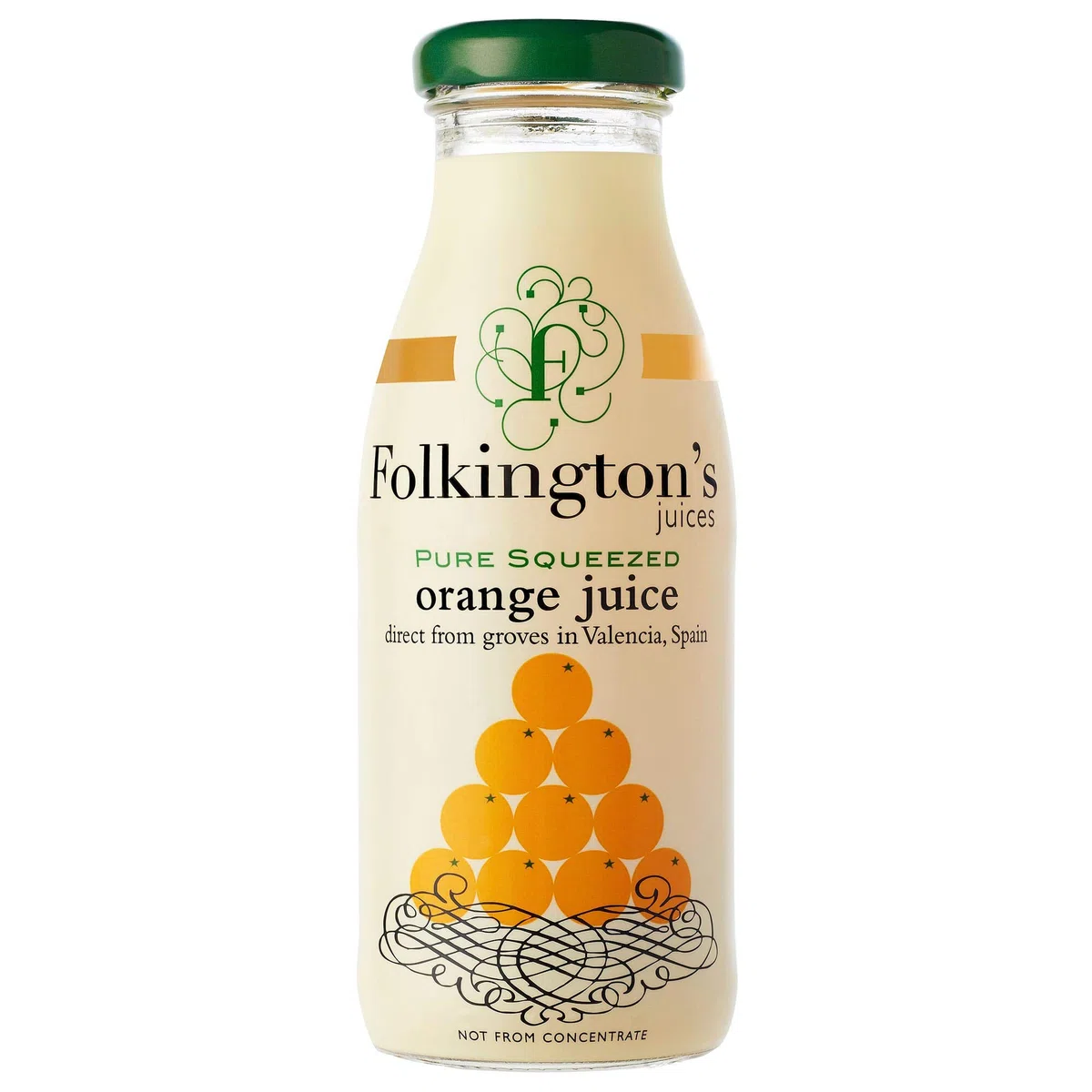 Folkingtons Orangensaft, 12 x 250 ml