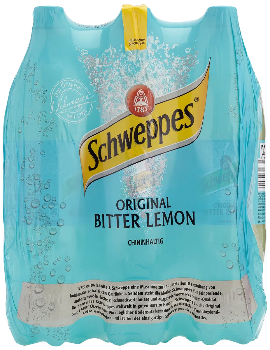 Schweppes Bitter Lemon 6er Pack EINWEG 6 x 1.25 l