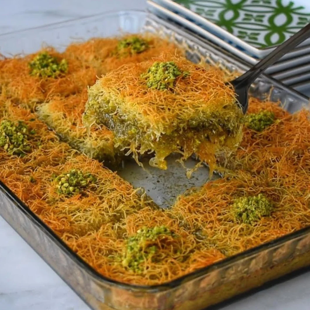 Hastel Kadayıf Teigfäden Kadaifi fertiges Dessert hauchdünn taze kadayıf kataifi 400 Gramm x 3 STÜCK mit Pufai