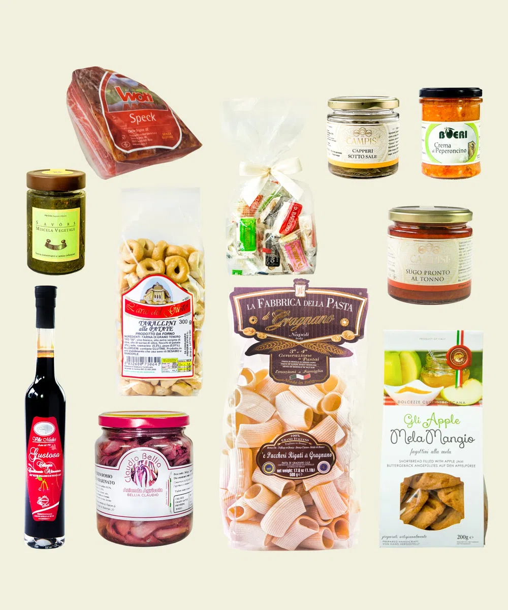 Buongustaio Italienisches Feinkost Geschenkset ohne Alkohol Bella Italia