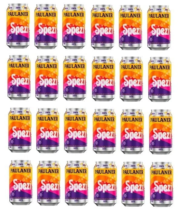 Paulaner Zero Spezi Cola/Orange 0,33 L 24 Dosen ohne Zucker inkl. Einwegpfand