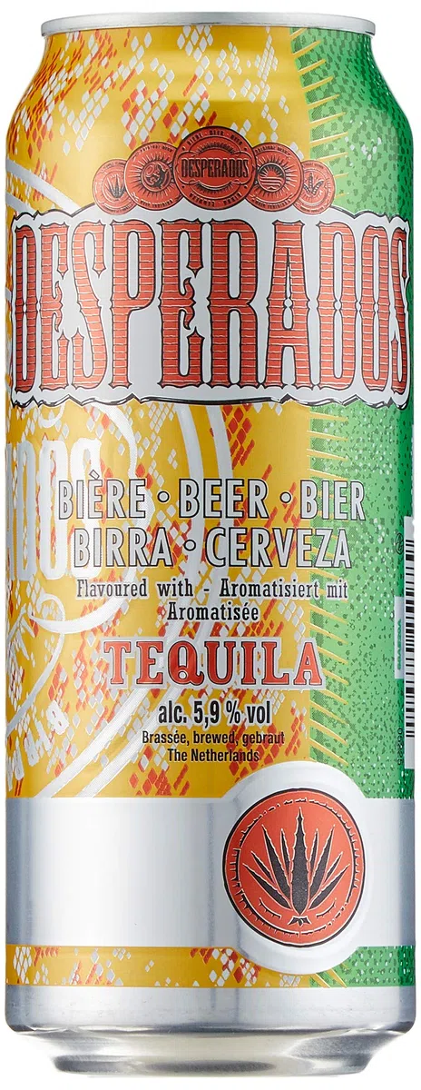 Desperados Tequila Bier Dose EINWEG 24 x 0.5 l Sortenreines Dosen-Set